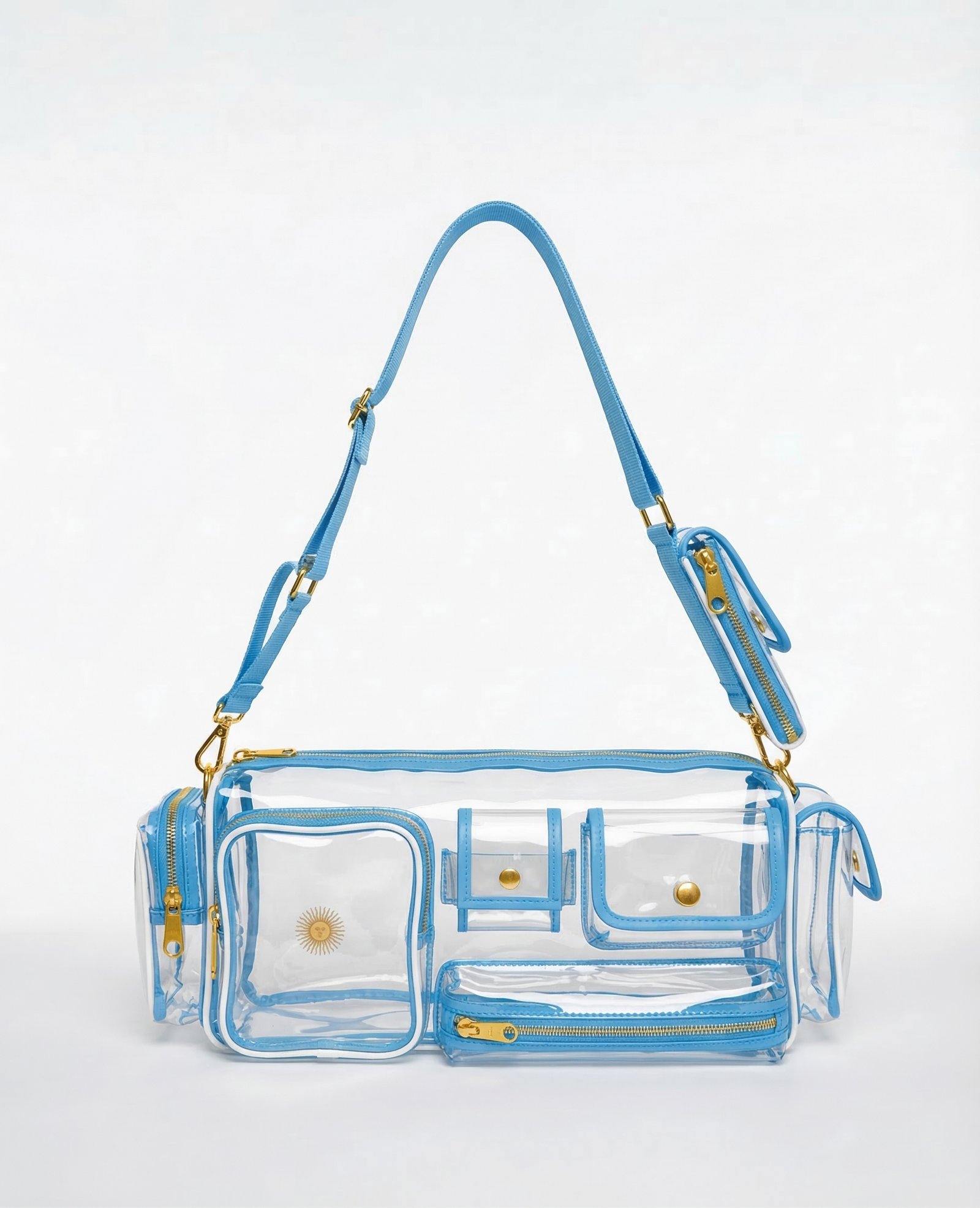 TSA-approved clear tote bag